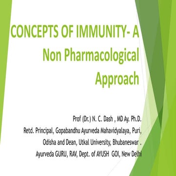 CONCEPTS OF IMMUNITY- A Non Pharmacological Approach.pptx