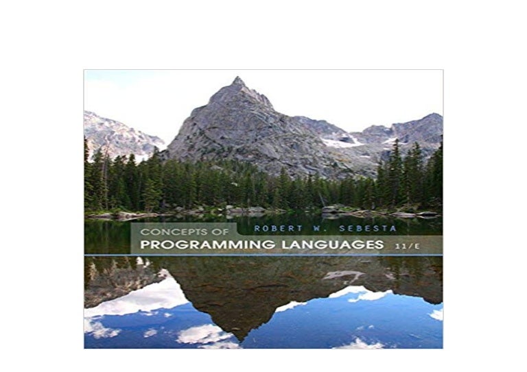 Concepts Of Programming Languages 11th Edition