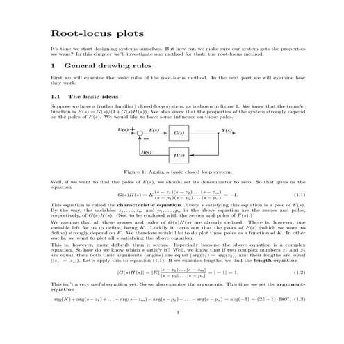 Concepts of root locusplots by tarun gehlot