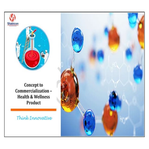 Concept to Commercialization- Health & Wellness Product 
