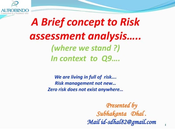Quality Risk Management | PPT