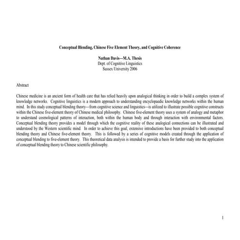 Chinese philosophy and the applications of Yin Yang and the Five ...