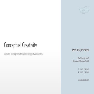 Conceptual creativity 