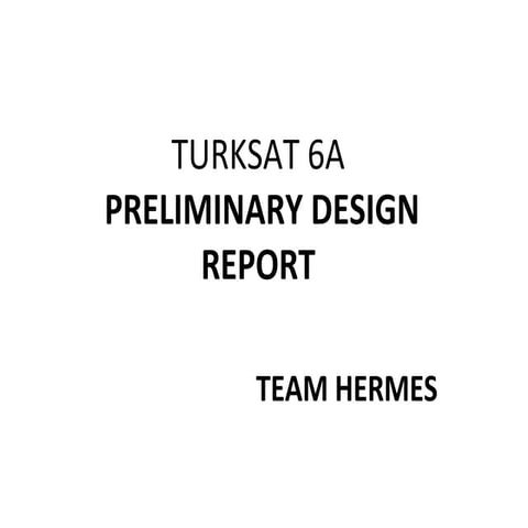 Conceptual design and architecture of turkish communication satellite turksat...