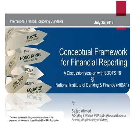IFRS - Conceptual framework
