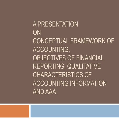 Conceptual framework