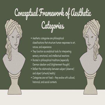 Philosophical Frameworks of Aesthetic Categories in Art and Experience ...