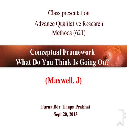 Conceptual Framework for Academic writing