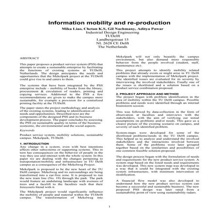 Conceptualising a product service system aditya pawar