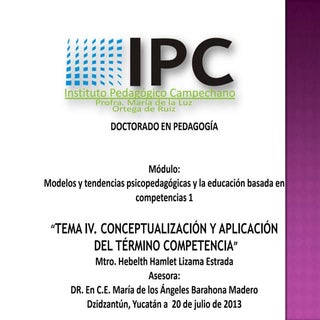 Conceptualización de competencia