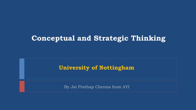 How To Improve Conceptual Thinking Conceptual thinking | PPT