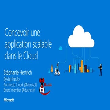 Concevoir une application scalable dans le Cloud