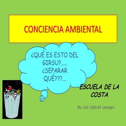 Conciencia ambiental