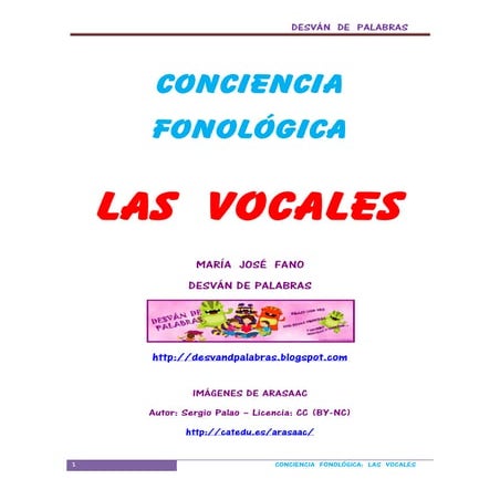 Conciencia fonologica vocales