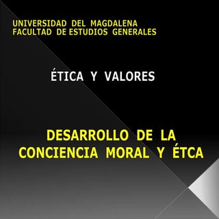 Conciencia moral y etica