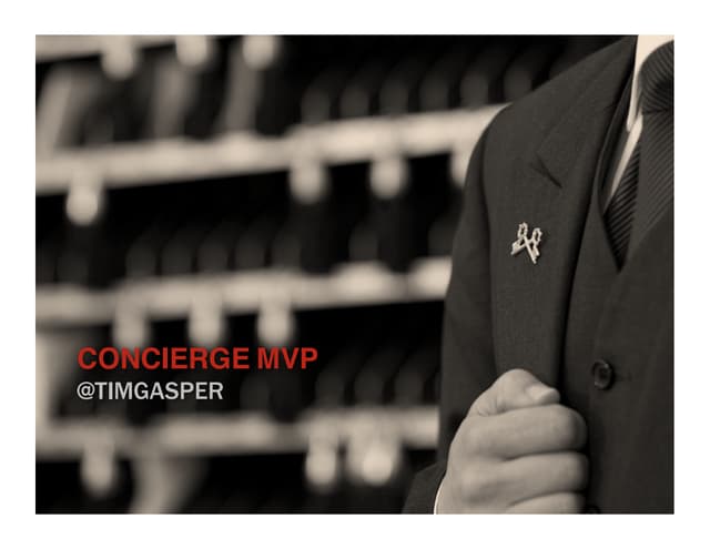 Concierge MVP