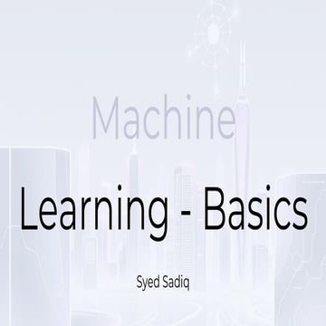 Machine Learning Using Python | PPTX
