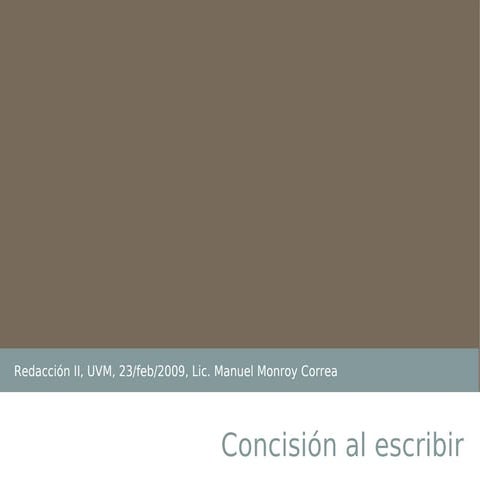 Concisión | POT