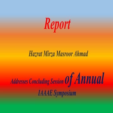 Concluding session of annual IAAAE symposium