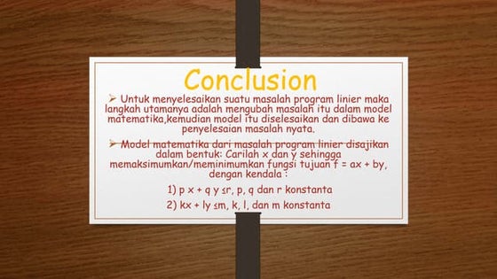 Program linear | PPTX