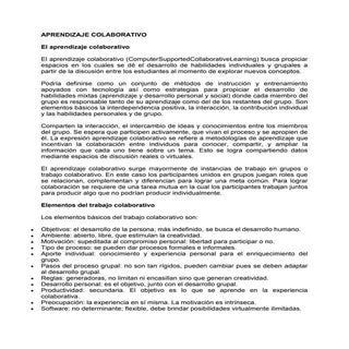 Conclusion aprendizaje colaborativo
