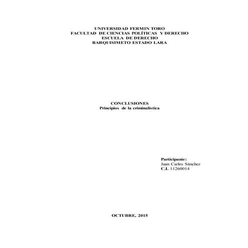 Conclusiones juan carlos sanchez