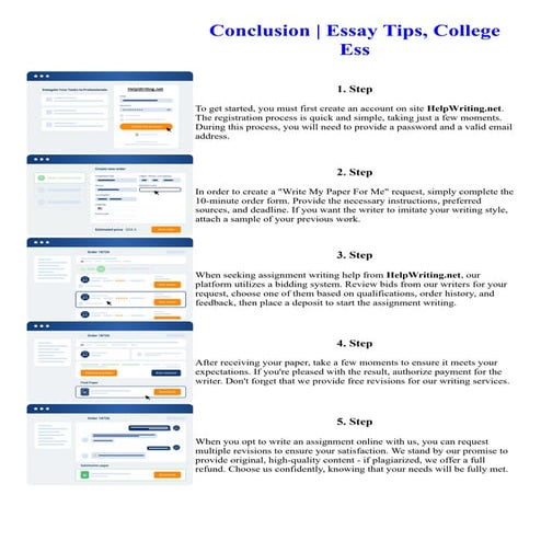 Conclusion Essay Tips, College Ess