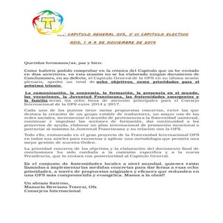 Conclusiones xiv capitulo general