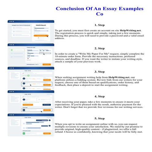Conclusion Of An Essay Examples Co. Online assignment writing service.