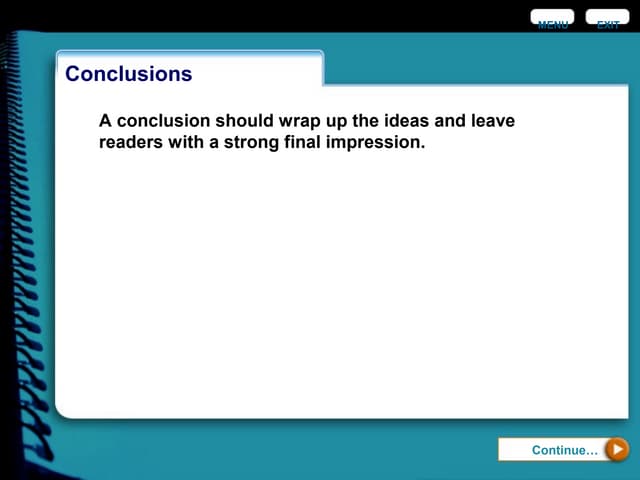 Conclusions