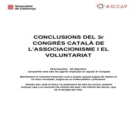 Conclusions 3 ccav