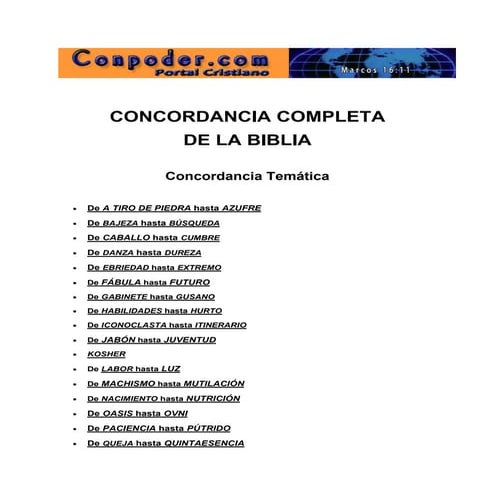Concordancia