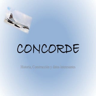 Historia del Concorde