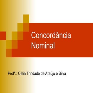 Concordância Nominal