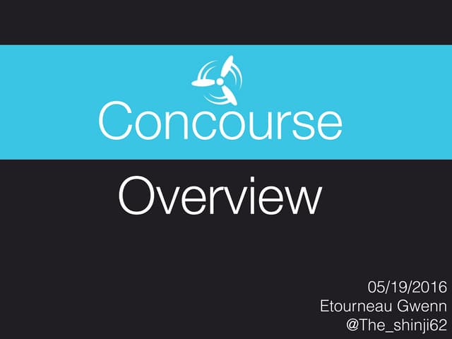 ConcourseCi  overview