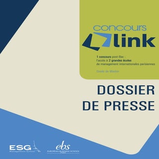 Dossier de presse - Concours Link -...