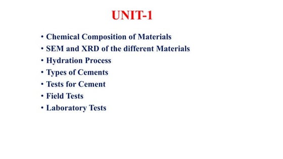 Hydration of cement | PPTX | Chemistry | Science