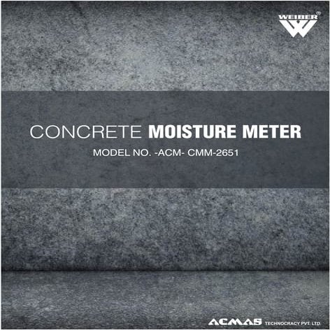 Concrete Moisture Meter By ACMAS Technologies Pvt. Ltd.