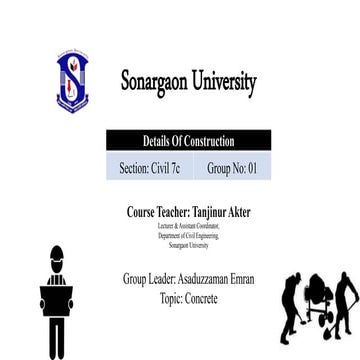 PRESENTATION ON CONCRETE