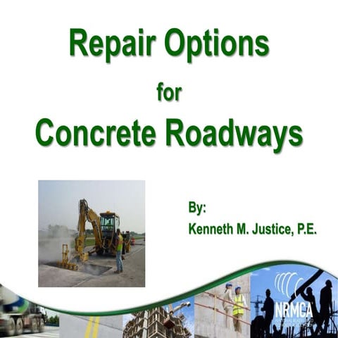 Repair Options for Concrete Roadways