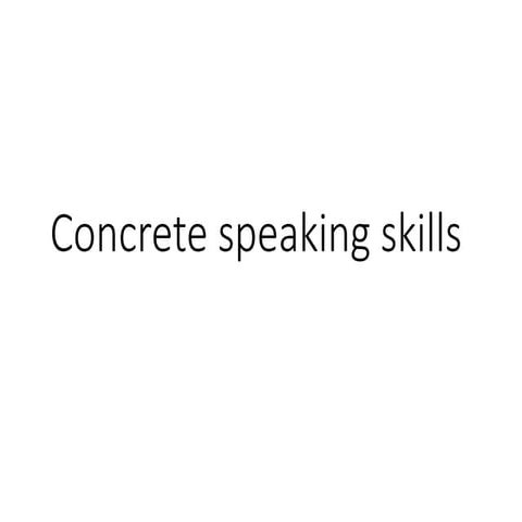Concrete speaking skills for students .pptx