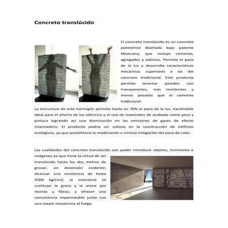 Concreto Translúcido