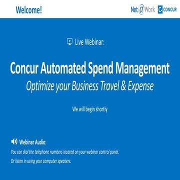 Concur Automated Spend Management - Optimize your Business Travel & Expense