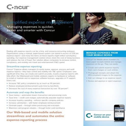 Concur expense management