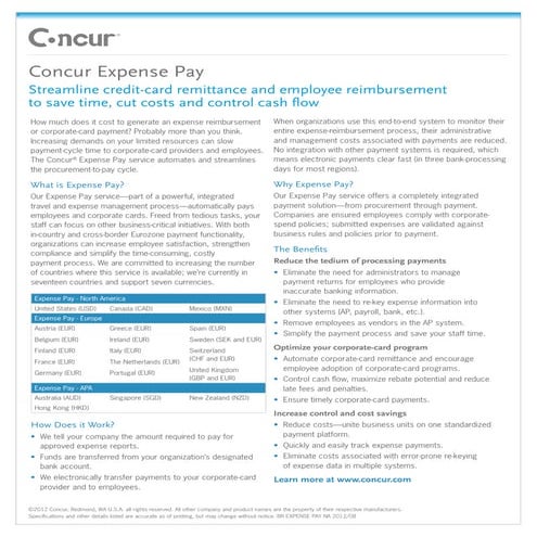 Concur expense pay