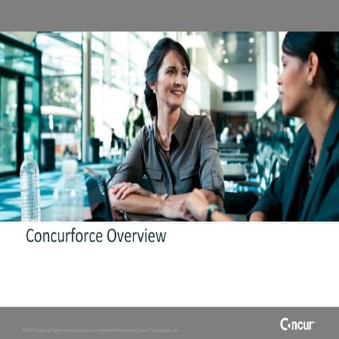 Concurforce - Atlanta ASUG Presentation