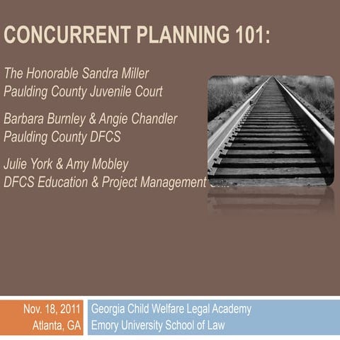 Concurrent Planning