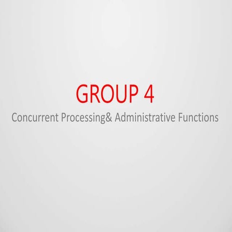 Concurrent request present grp4
