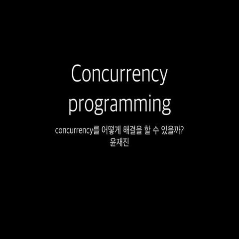 Concurreny programming