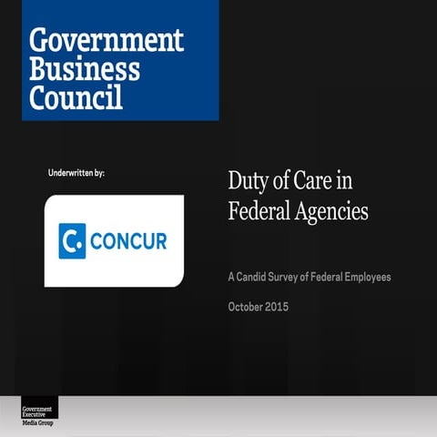 Duty of Care in Federal Agencies